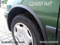 Lemy blatníků černé matné Kia Clarus 4dv. Sedan -- rok výroby 1998-2001 (4dílná sada) Lemy blatníků černé matné Kia Clarus 4dv. Sedan -- rok výroby 1998-2001 (4dílná sada)